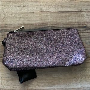 Purple sparkles makeup/storage bag